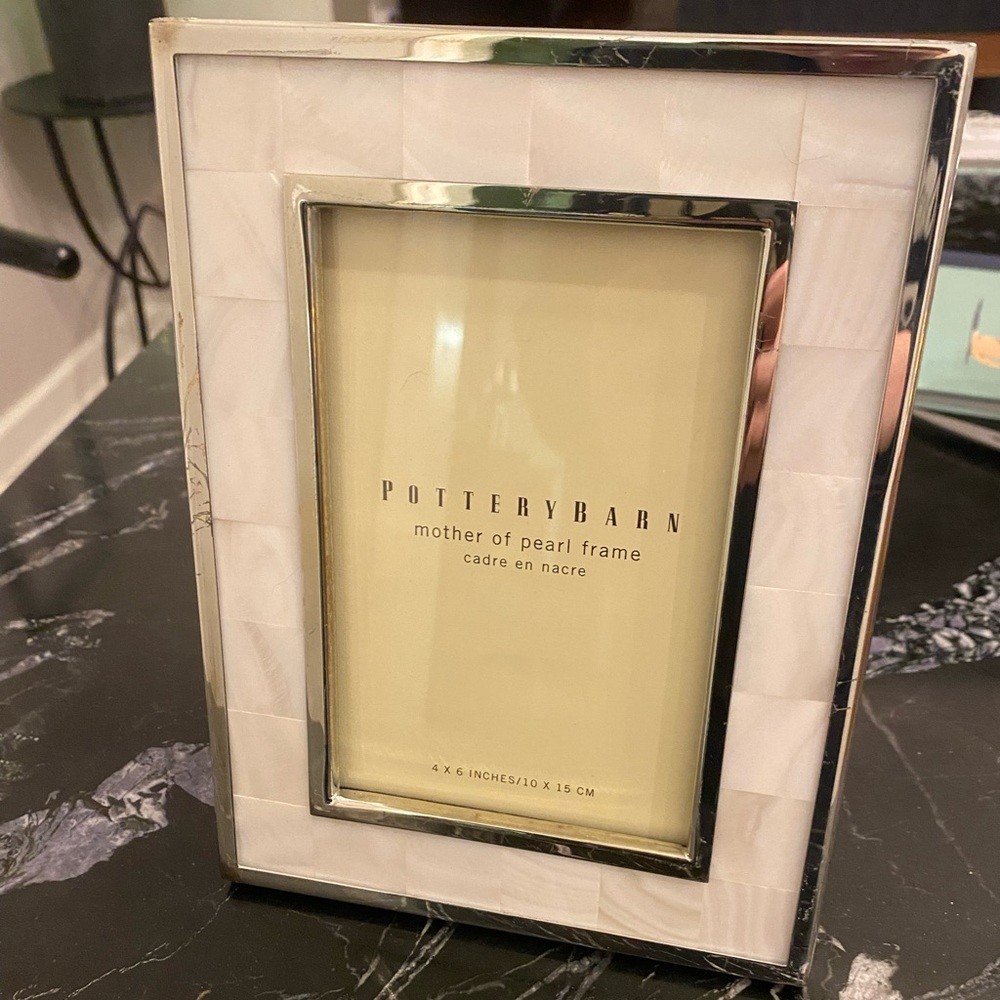 POTTERY BARN Mother-Of-Pearl Frame - Picture 6 of 9